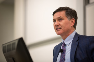 Yale Law School Professor Daniel Esty delivers a talk at PPR’s Risk Regulation Seminar