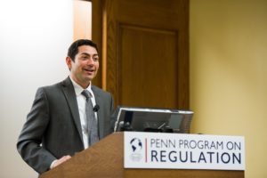 Justice Mariano-Florentino Cuéllar delivers remarks at the Penn Program on Regulation's annual regulation dinner.